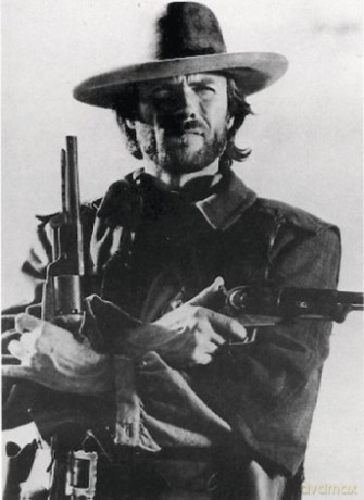 Clint Eastwood Dwie Bronie [PLAKAT]
