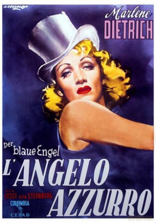 Der Blaue Engel / Błękitny anioł - Marlene Dietrich [PLAKAT]