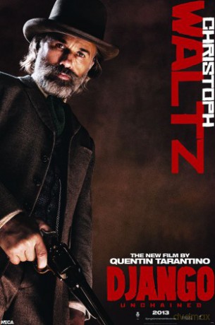Django Unchained - Dr. King Schultz (Christoph Waltz) [PLAKAT]