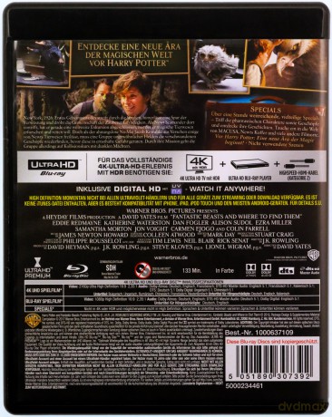 Fantastic Beasts and Where to Find Them [Blu-Ray 4K]+[Blu-Ray]