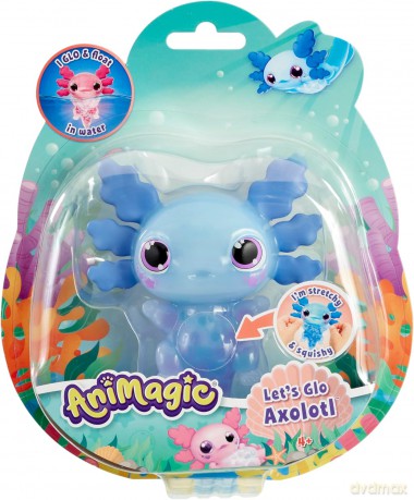 ANIMAGIC Zabawka interaktywna Axolotl, niebieski
