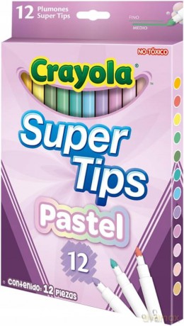 Crayola Supertips Pastel (12 szt.)
