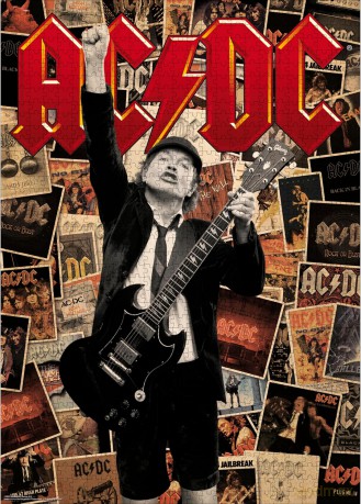 AC/DC - Jigsaw puzzle 1000 pieces - Angus Collage