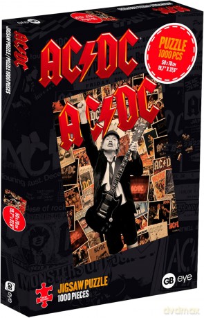 AC/DC - Jigsaw puzzle 1000 pieces - Angus Collage
