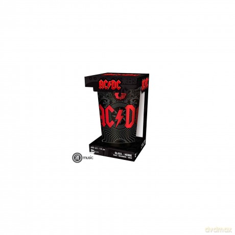 AC/DC - Large Glass - 400ml - Black Ice - box