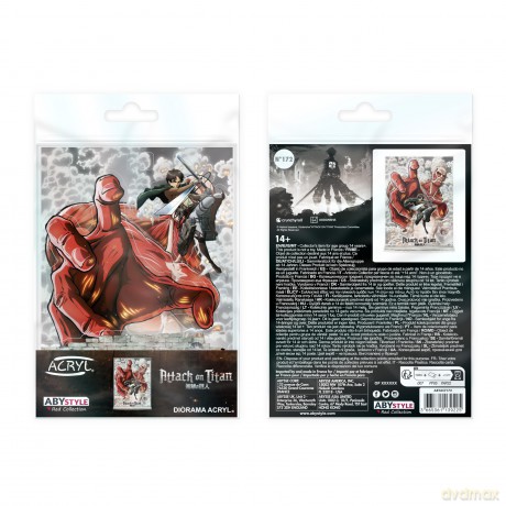 ATTACK ON TITAN - Acryl Diorama - Eren vs Colossal Titan
