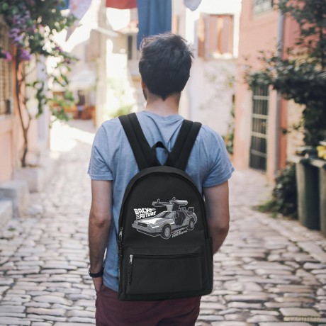 BACK TO THE FUTURE - Backpack - DeLorean