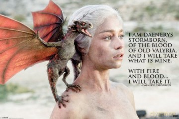 Game Of Thrones / Gra o tron (Daenerys) [PLAKAT]