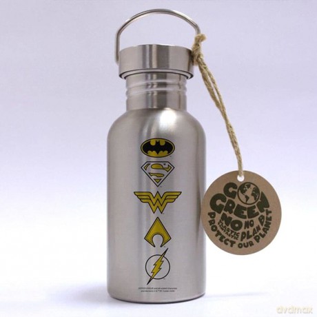 DC COMICS - Canteen Steel Bottle - Logos