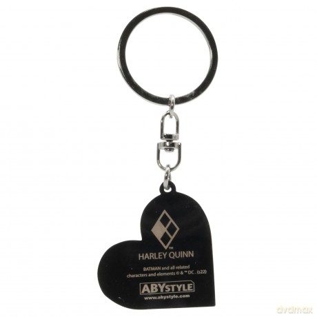 DC COMICS - Keychain Heart Harley Quinn