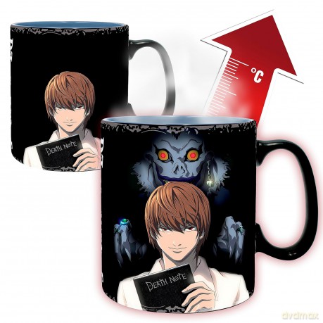 DEATH NOTE - Kubek zmieniający kolor 460ml - Kira & L - cardboard box