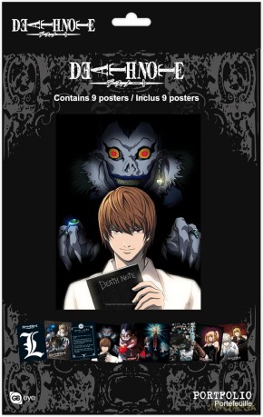 DEATH NOTE - Portfolio 9 plakatów Bohaterowie (21x29,7)