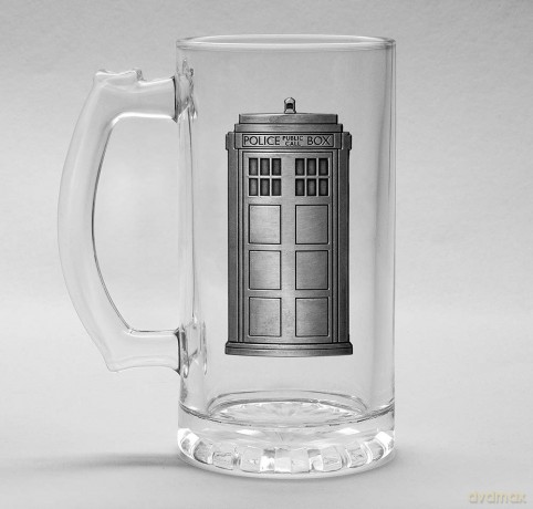 DOCTOR WHO - Tankard metal Tardis - box