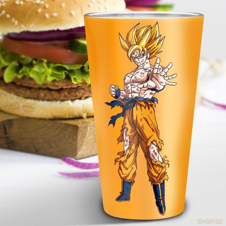 DRAGON BALL - Duża szklanka - 400ml - Goku Super Saiyan