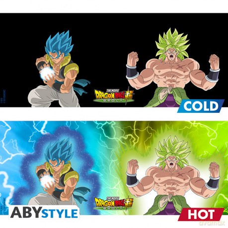 DRAGON BALL BROLY - Mug Heat Change - 460ml -Gogeta&Broly-cardboardx