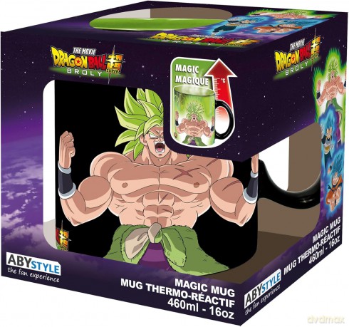 DRAGON BALL BROLY - Mug Heat Change - 460ml -Gogeta&Broly-cardboardx