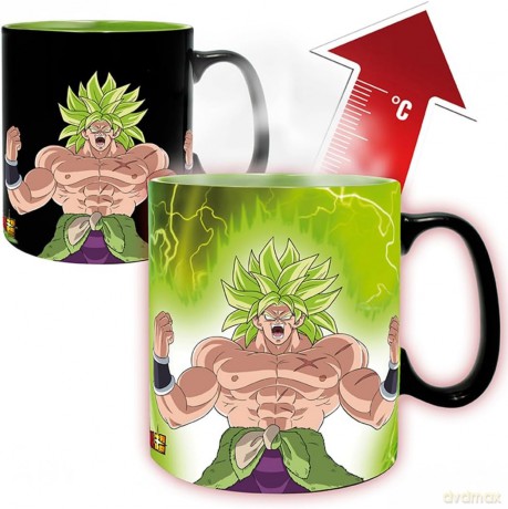 DRAGON BALL BROLY - Mug Heat Change - 460ml -Gogeta&Broly-cardboardx