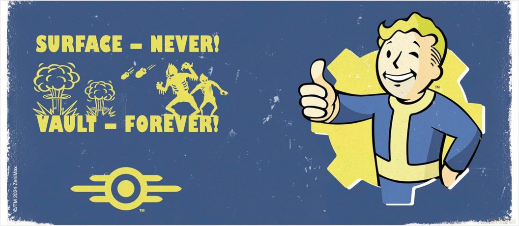 FALLOUT - Kubek - 320 ml - Vault Boy Blue