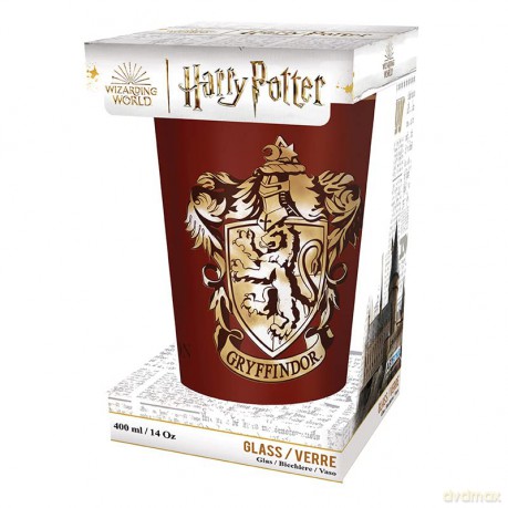 HARRY POTTER - Duża szklanka - 400ml - Gryffindor