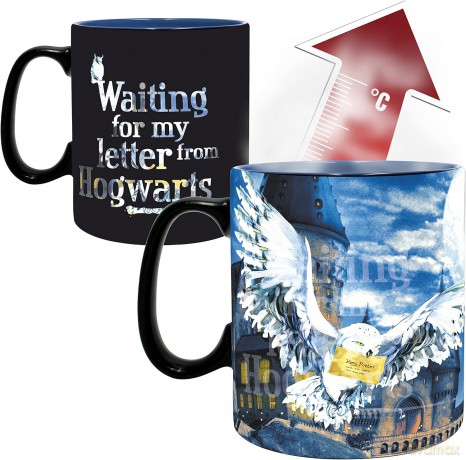 HARRY POTTER - Mug Heat Change - 460 ml - Letter - cardboard