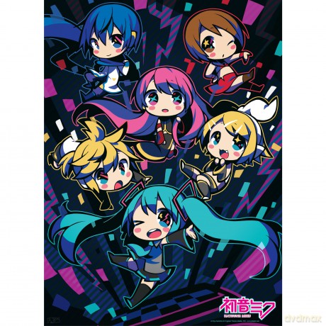 HATSUNE MIKU - Set 2 Posters Chibi 52x38 - Hatsune Miku