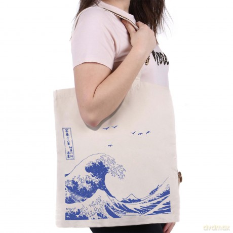 HOKUSAI - Torba materiałowa - Great Wave
