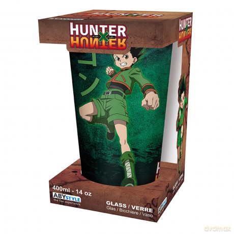 HUNTER X HUNTER - Large Glass - 400ml - Gon vs Hisoka - box