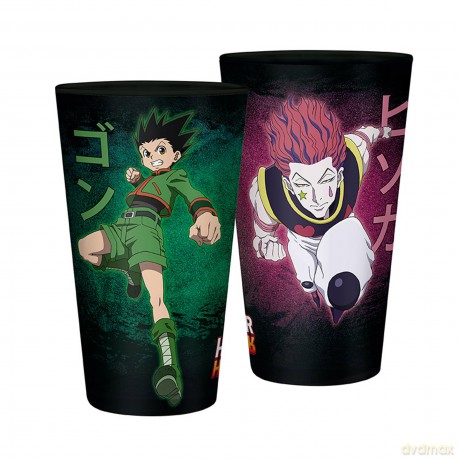 HUNTER X HUNTER - Large Glass - 400ml - Gon vs Hisoka - box