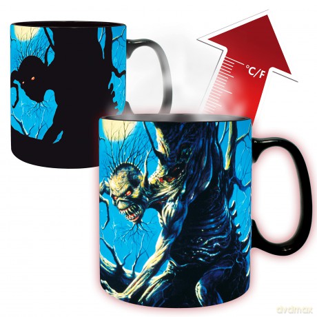 IRON MAIDEN - Mug Heat Change - 460 ml - Fearofthe Dark - with box