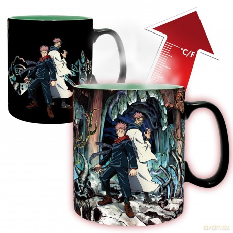 JUJUTSU KAISEN - Kubek zmieniający kolor 460ml- Itadori & Sukuna