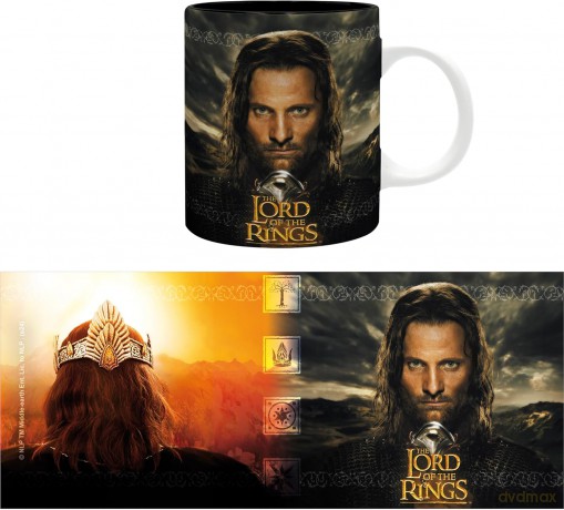 LORD OF THE RINGS - Kubek - 320 ml - Aragorn - subli - with box