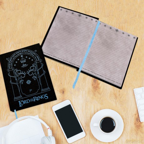 LORD OF THE RINGS - Premium A5 Notebook Doors of Durin