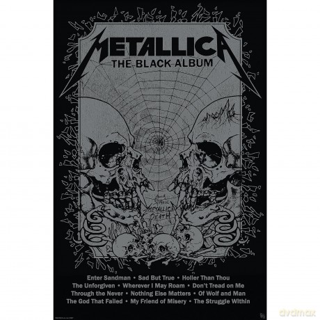 METALLICA - Poster Maxi 91.5x61 - Black Album