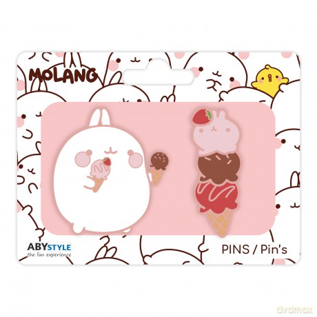 MOLANG - Set 2 Pins Ice Cream