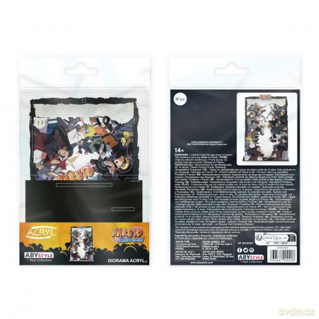 NARUTO SHIPPUDEN - Acryl Diorama - Group fight