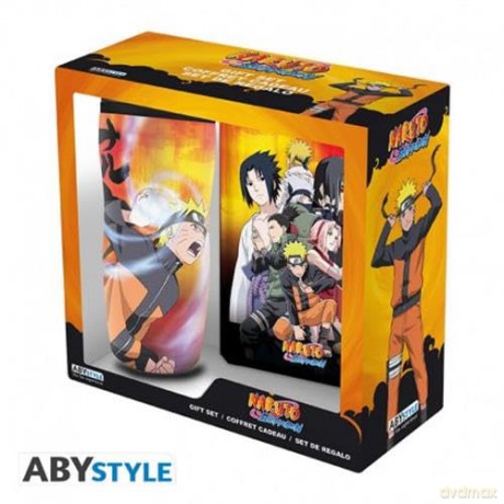 NARUTO SHIPPUDEN - Zestaw prezentowy Kuber podróżny + Notes