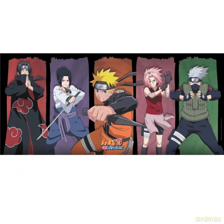 NARUTO SHIPPUDEN - Podkładka pod myszkę XXL - Group 90cm x 40cm