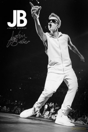 Justin Bieber (B&W) [PLAKAT]