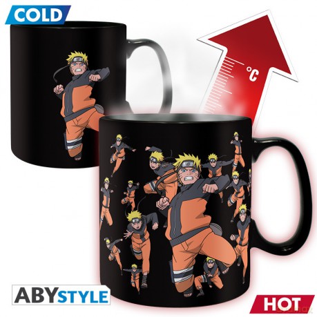 NARUTO SHIPPUDEN - Kubek zmieniający kolor 460ml - Multicloning
