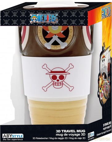 ONE PIECE - Ceramiczny kubek podróżny - Thousand Sunny