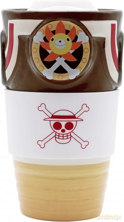 ONE PIECE - Ceramiczny kubek podróżny - Thousand Sunny