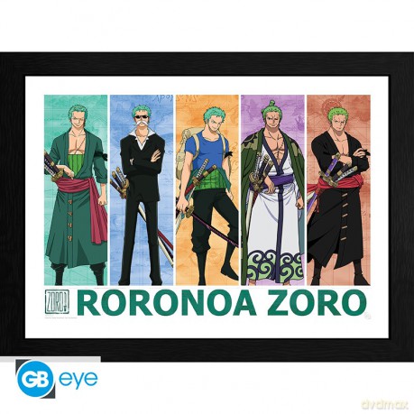 ONE PIECE - Plakat w ramie Pirate Hunter Zoro (30x40)