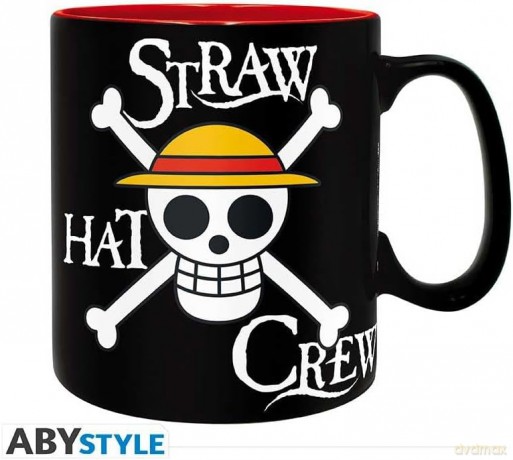 ONE PIECE - Mug - 460 ml - Luffy & Skull - Cardboard box