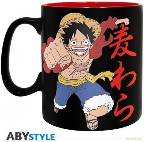 ONE PIECE - Mug - 460 ml - Luffy & Skull - Cardboard box
