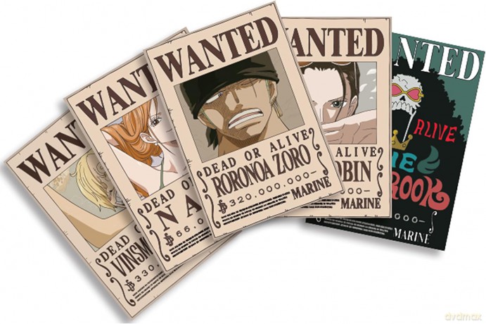 ONE PIECE - Postcards - Wanted Set 3 (14,8x10,5)