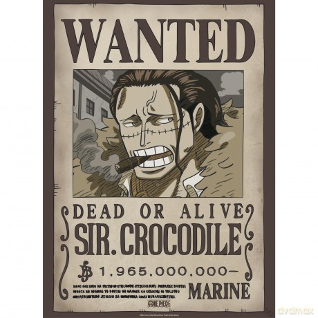 ONE PIECE - Poster Chibi 52x38 - Wanted Crocodile Wano