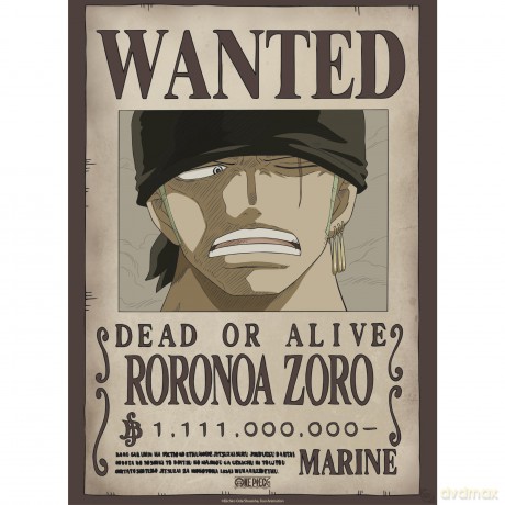 ONE PIECE - Poster Chibi 52x38 - Wanted Zoro Wano