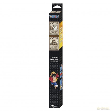 ONE PIECE - Zestaw 2 plakatów Chibi 52x38 - Usopp & Franky
