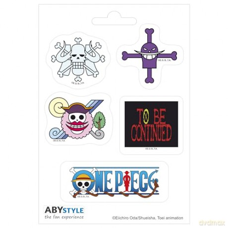 ONE PIECE - Stickers - 16x11cm/ 2 sheets - Emperors Skulls