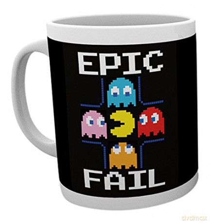 PAC-MAN - Mug - 320 ml - Epic Fail - subli - box#